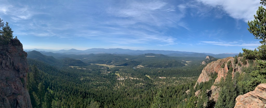 Staunton State Park - Pine, CO - Mason Creek and Staunton Ranch Trail Loop - eagle cliffs overlook