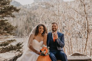rocky mountain elopement - estes park colorado - rocky mountain national park - interracial couple elopement - wedding rings